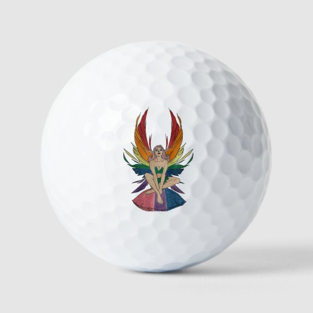 Bisexuelle Fee Golfball (Vorderseite)