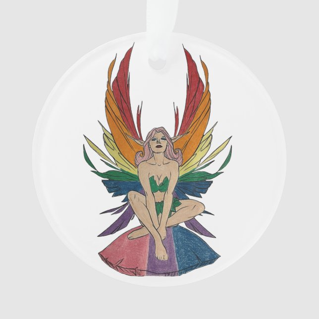 Bisexuelle Fee Ornament (Vorderseite)