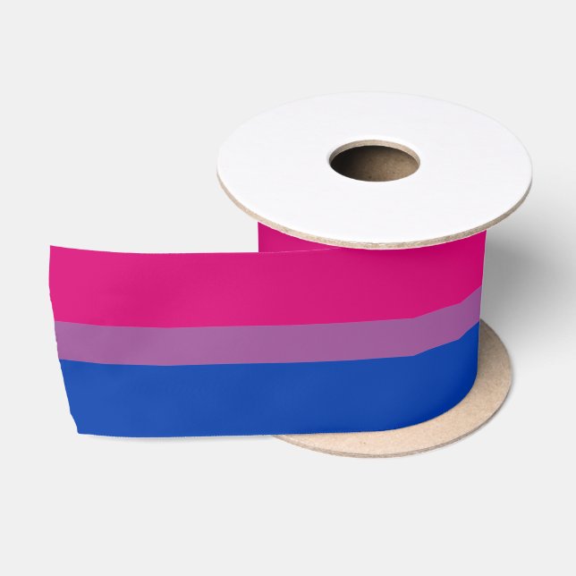 Bisexuelle Flag & Prix Community/Geschlechterflagg Satinband (Spule)