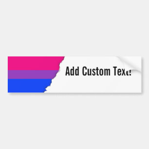Bisexuelle Flagge Autoaufkleber