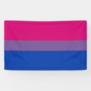 Bisexuelle Flagge Banner