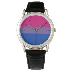 Bisexuelle Flagge Beobachtung Armbanduhr