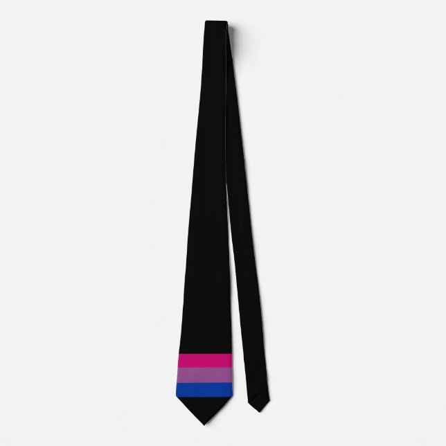 Bisexuelle Flagge Krawatte (Vorderseite)