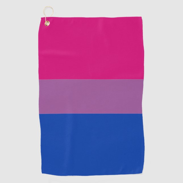 Bisexuelle Golf-Community für Flag & Pride-Liebe / Golfhandtuch (Vorderseite)
