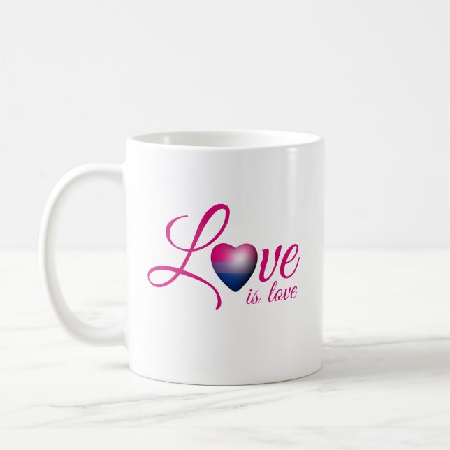 BISEXUELLE LIEBE IST -.pnng Kaffeetasse (Links)