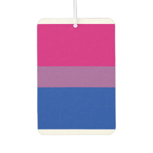 Bisexuelle Pride-Flagge Autolufterfrischer