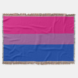 Bisexuelle Pride-Flagge Decke