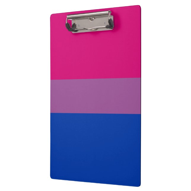 Bisexuelle Pride-Flagge Klemmbrett (Links)