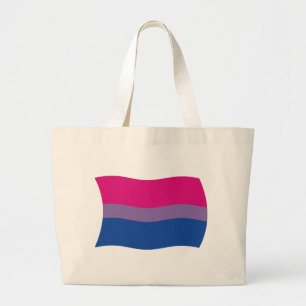 Bisexuelle Pride-Flagge-Tragetasche Jumbo Stoffbeutel