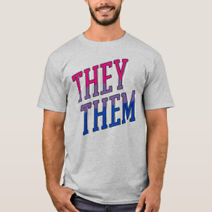Bisexuelle Pronomen sie / sie T-Shirt