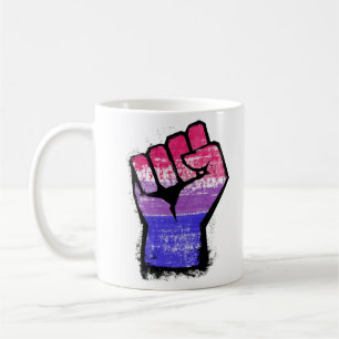 Bisexuelle Protestfaust Kaffeetasse