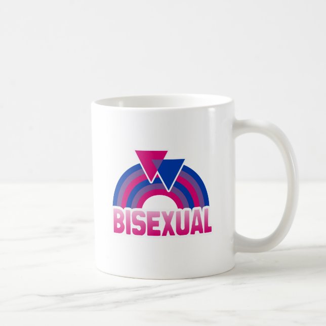 BISEXUELLE RAINBOW FLAG KAFFEETASSE (Rechts)
