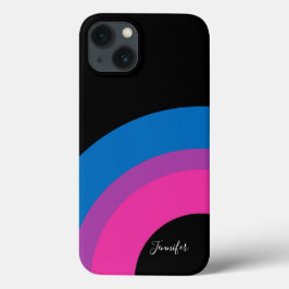 Bisexuelle Regenbogenflagge Personalisiert Case-Mate iPhone Hülle