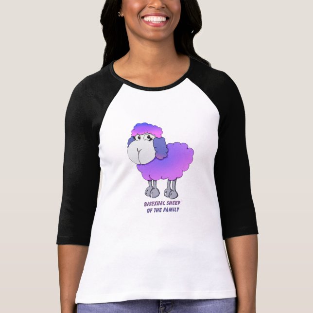 Bisexuelle Schafe der Familie T-Shirt (Vorderseite)