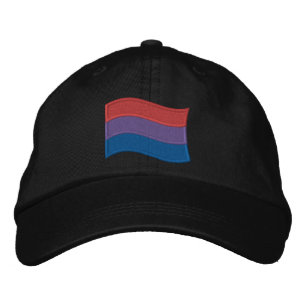 Bisexuelle Stolperflagge Bestickte Baseballkappe