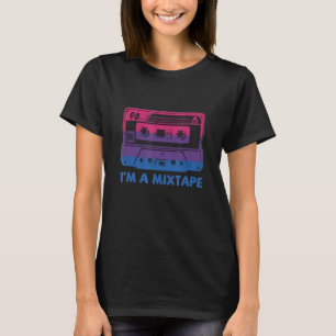 Bisexuelle Stolperflagge Ich bin ein Mixtape Männe T-Shirt