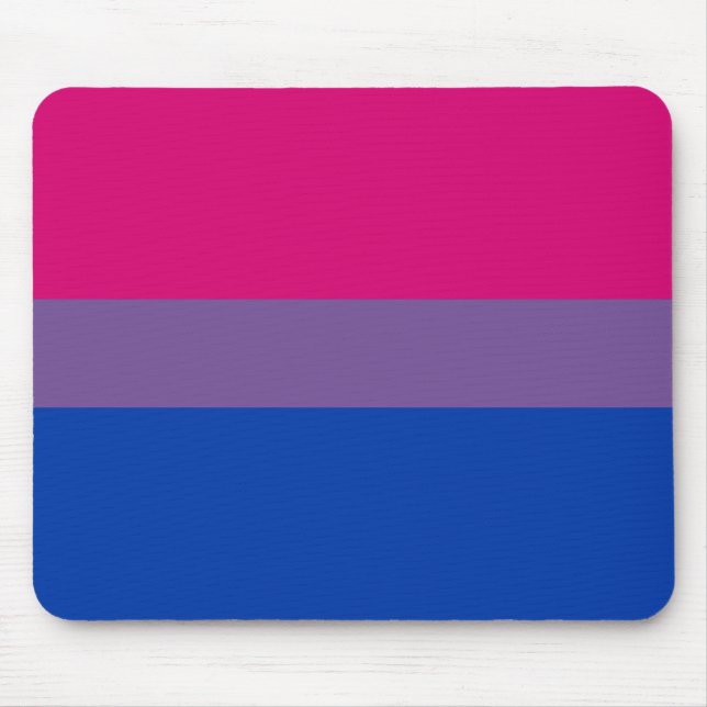 Bisexuelle Stolperflagge Mousepad (Vorne)