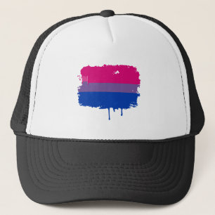 Bisexuelle Stolz-Farben Truckerkappe