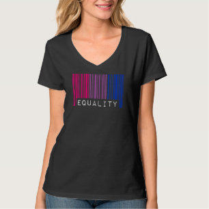 Bisexuelle Strichcode-Primergleichheit Quee Ästhet T-Shirt