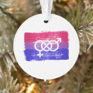 BISEXUELLE SYMBOL-PREISFLAGE ORNAMENT