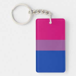 Bisexuellen-Flagge Schlüsselanhänger