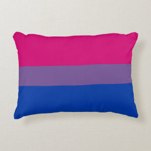 Bisexuellen-Stolz-Flagge Dekokissen