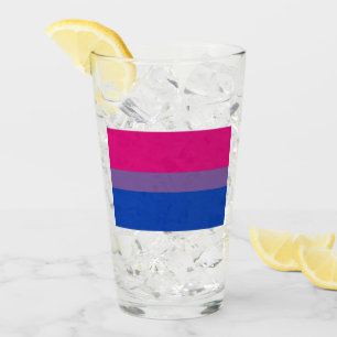 Bisexuellen-Stolz-Flagge Glas