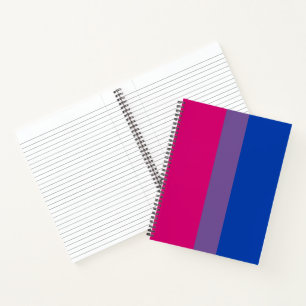 Bisexuellen-Stolz-Flagge Notizbuch