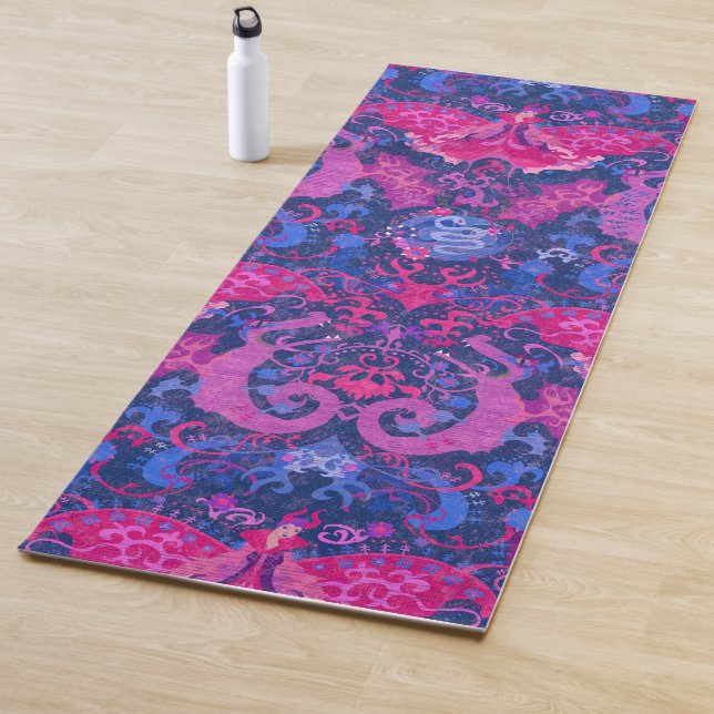 Bisexueller Drachendampfer - Bi-Pride-Flaggenfarbe Yogamatte (Beispiel)