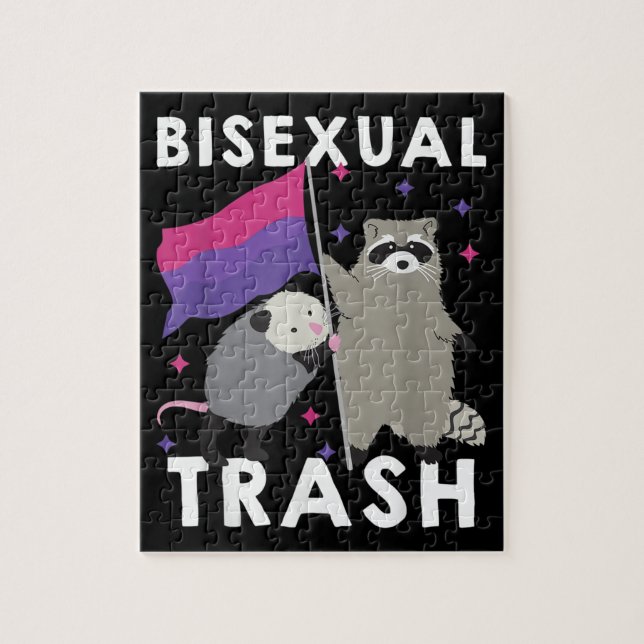 Bisexueller Gay Pride Rainbow LGBT Raccoon (Vertikal)