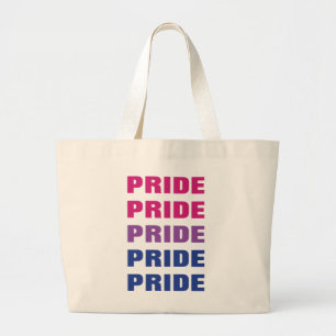 Bisexueller LGBTQ-Pride, anpassbarer, mehrfacher T Jumbo Stoffbeutel