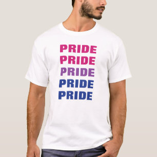 Bisexueller LGBTQ-Pride, anpassbarer, mehrfacher T T-Shirt