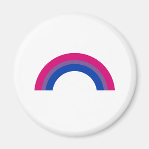 Bisexueller Regenbogen Magnet