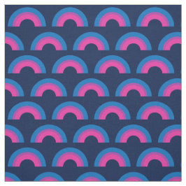 Bisexueller Regenbogen Stoff