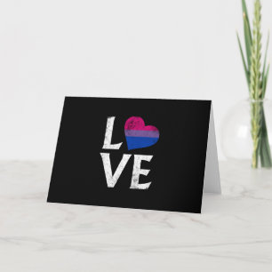Bisexueller Stack-Liebe Karte