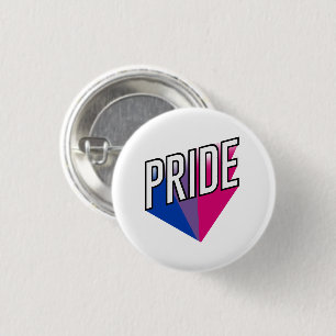 Bisexueller Stolz-Ausbruch Button