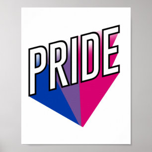Bisexueller Stolz-Ausbruch Poster