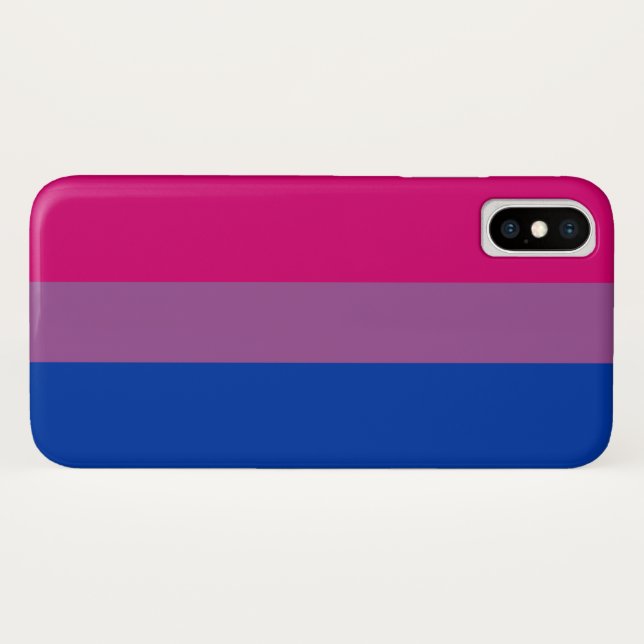Bisexueller Stolz (Bi-Flagge) Case-Mate iPhone Hülle (Rückseite (Horizontal))