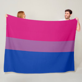 Bisexueller Stolz (Bi-Flagge) Fleecedecke