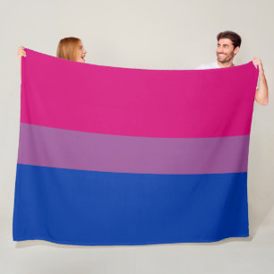 Bisexueller Stolz (Bi-Flagge) Fleecedecke