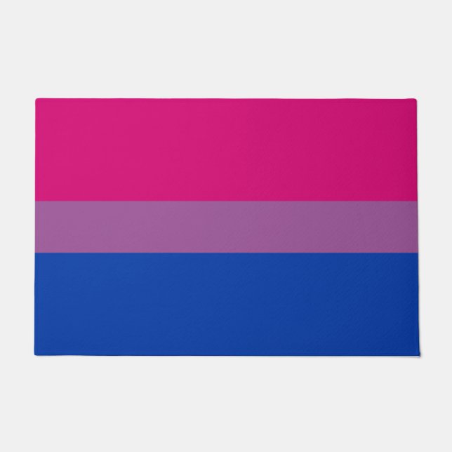 Bisexueller Stolz (Bi-Flagge) Fußmatte (Vorderseite)