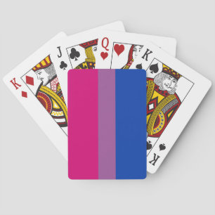 Bisexueller Stolz (Bi-Flagge) Spielkarten
