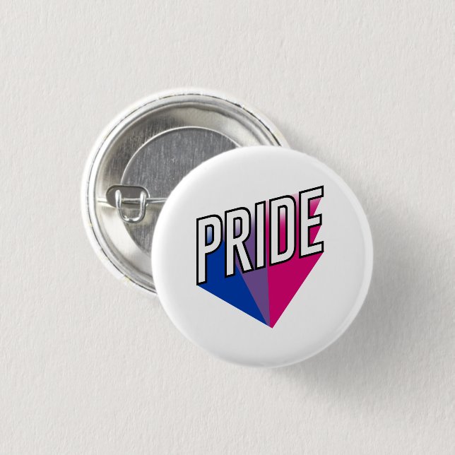 Bisexueller Stolz Button (Vorne & Hinten)
