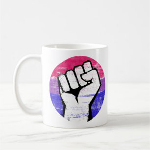 Bisexueller Stolz Fäuste Kreisdruck Kaffeetasse