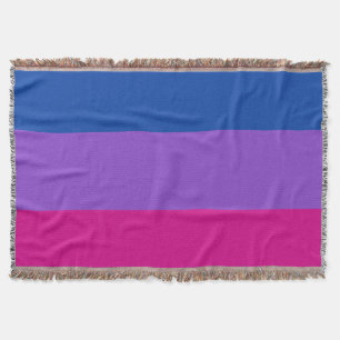 Bisexueller Stolz, fette Streifen, LGBTQ-PRIDE Decke