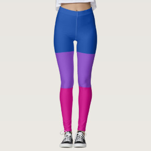 Bisexueller Stolz, fette Streifen, LGBTQ-PRIDE Leggings