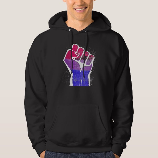 Bisexueller Stolz Hoodie (Vorderseite)