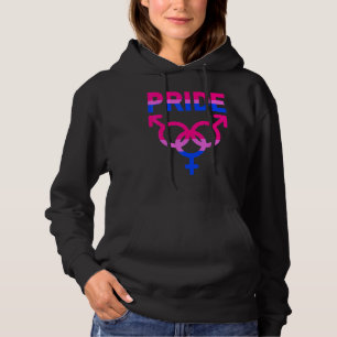 Bisexueller Stolz LGBTQUIA Liebe Unterstützung Män Hoodie