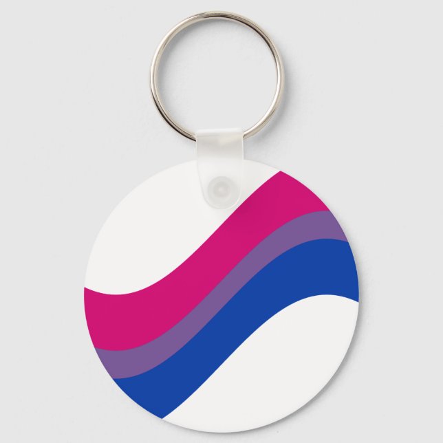 Bisexueller Stolz Schlüsselanhänger (Vorderseite)