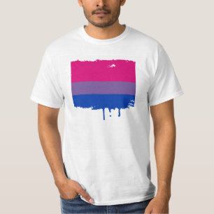 BISEXUELLER STOLZ-STREIFEN-ENTWURF T-Shirt